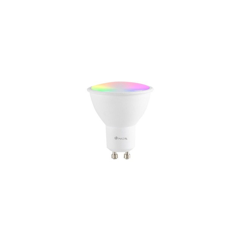 Bombilla ngs bulb wifi led gleam 510c halogena colores 5w 460 lumenes base gu10 regulable en intesidad