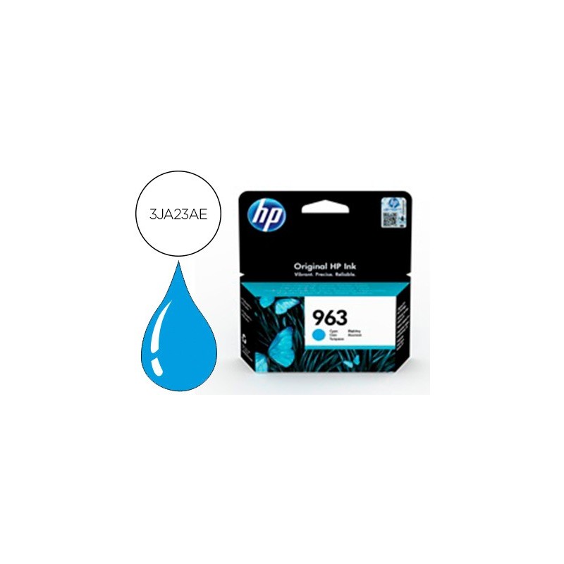 Ink-jet hp 963 officejet pro 9010 / 9020 / 9022 / 9023 / 9025 cian 700 paginas