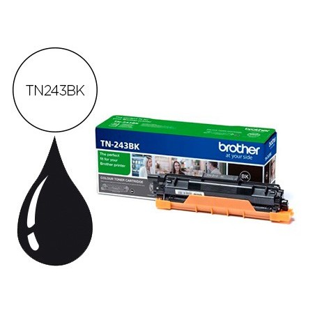 Toner brother tn243bk dcp-l3510cdw / hl-l3270cdw / mfc-l3710cw negro 1000 paginas
