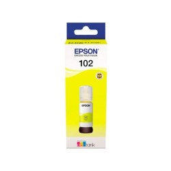 Tinta epson ecotank 102 et-2700 / 2750 / 3700 / 3750 / 4750 bote de 70 ml amarillo 6.000 pag