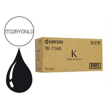 Toner kyocera tk-1160 ecosys p2040dn negro 7200 paginas