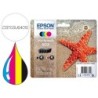 Ink-jet epson 603 xp-2100 / 2105 / 3100 / 4100 / wf-2810 / 2830 / 2835 / 2850 multipack 4 colores negro