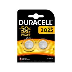 Pila duracell alcalina boton cr2025 blister 2 unidades