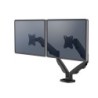 Brazo para monitor fellowes serie eppa ajustable altura 2 pantallas normativa vesa hasta 10 kg negro