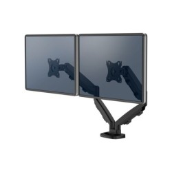 Brazo para monitor fellowes serie eppa ajustable altura 2 pantallas normativa vesa hasta 10 kg negro