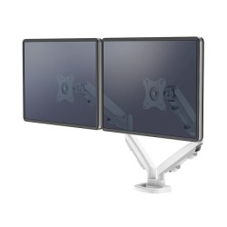 Brazo para monitor fellowes serie eppa ajustable altura 2 pantallas normativa vesa hasta 10 kg blanco