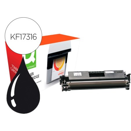 Toner q-connect compatible hp cf217a laserjet pro m102 / m130 negro