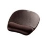 Alfombrilla para raton fellowes con reposamuñecas de espuma memory foam negro 230x196x20 mm