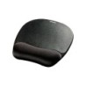 Alfombrilla para raton fellowes con reposamuñecas de espuma memory foam negro 230x196x20 mm