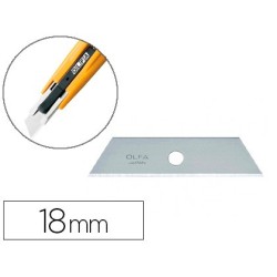Repuesto cuchilla cuter olfa ancho 18 mm para cuter sk-4 blister de 5 unidades
