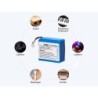 Bateria de litio q-connect recargable kf17282 para detector de billetes falsos kf14930-n2