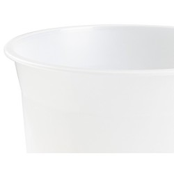 Papelera plastico q-connect transparente 13 litros 275x285 mm