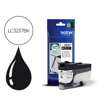 Ink-jet brother lc3237 hl-j6000dw / hl-j6100dw / mfc-j5945dw / mfc-j6945dw / mfc-j6947dw 3000 pag negro