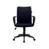 Silla giratoria q-connect base nylon regulable en altura 895110mm alto 580mm ancho 550mm profundidad negro