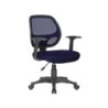 Silla giratoria q-connect respaldo medio regulable en altura 870120mm alto 550mm ancho 590mm profundidad