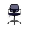 Silla giratoria q-connect respaldo medio regulable en altura 870120mm alto 550mm ancho 590mm profundidad