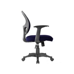 Silla giratoria q-connect respaldo medio regulable en altura 870120mm alto 550mm ancho 590mm profundidad
