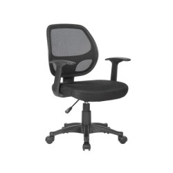 Silla giratoria q-connect respaldo medio regulable en altura 870120mm alto 550mm ancho 590mm profundidad