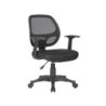 Silla giratoria q-connect respaldo medio regulable en altura 870120mm alto 550mm ancho 590mm profundidad