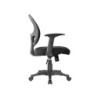 Silla giratoria q-connect respaldo medio regulable en altura 870120mm alto 550mm ancho 590mm profundidad