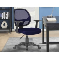 Silla giratoria q-connect respaldo medio regulable en altura 870120mm alto 550mm ancho 590mm profundidad