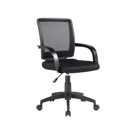 Silla giratoria q-connect respaldo medio regulable en altura 900100x560x570 mm color negro