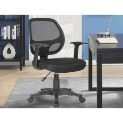 Silla giratoria q-connect respaldo medio regulable en altura 870120mm alto 550mm ancho 590mm profundidad