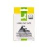 Cinta q-connect tze-231 blanco-negro 12mm longitud 8 mt