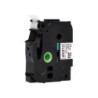 Cinta q-connect tze-131 transparente-negro 12mm longitud 8 mt