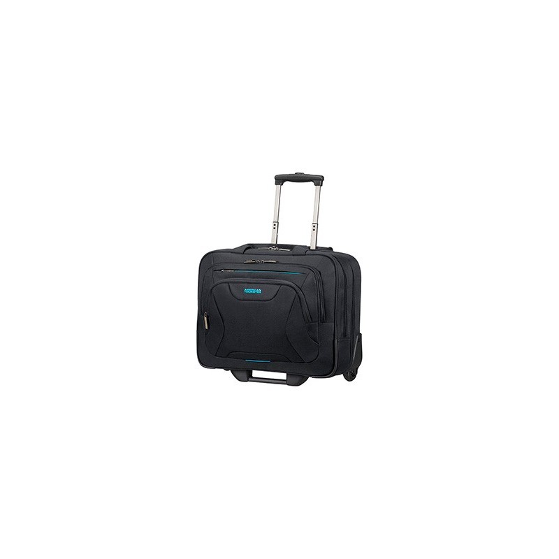 Maletin samsonite american tourister work para portatil de 15,6\ con ruedas y compartimento para ropa color
