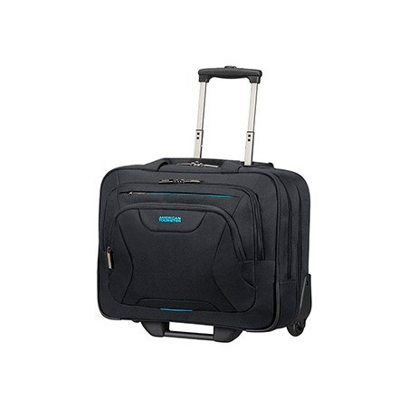 Maletin samsonite american tourister work para portatil de 15,6\ con ruedas y compartimento para ropa color