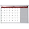 Planning magnetico bi-office mensual lacado marco aluminio rotulable 60x45 cm