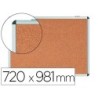 Vitrina de anuncios bi-office fondo corcho de interior marco de aluminio 720x981 mm