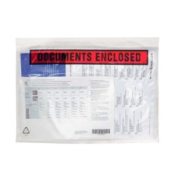Sobre autoadhesivo q-connect portadocumentos 225x165 mm sin ventana paquete de 1000 unidades