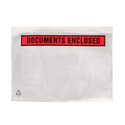 Sobre autoadhesivo q-connect portadocumentos 165x122 mm sin ventana paquete de 100 unidades