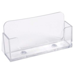 Portatarjetas de visita exacompta metacrilato cristal 34x102x47 mm