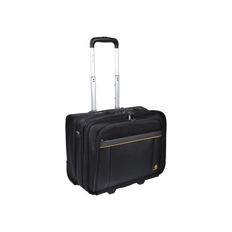Maletin para portatil exacompta exactive hasta 15.6\ con ruedas y asa telescopica negro 450x255x395