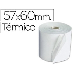 Rollo sumadora exacompta termico 57 mm x 60 mm 55 g/m2 sin bisfenol a