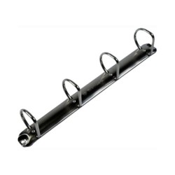 Carpeta exacompta canguro 4 anillas 40 mm din a4 carton forrado polipropileno personalizable 3 bolsillos