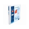 Carpeta exacompta canguro 4 anillas 30 mm din a4 carton forrado polipropileno personalizable 3 bolsillos
