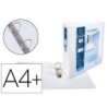 Carpeta exacompta canguro 2 anillas 50 mm din a4 carton forrado polipropileno personalizable 3 bolsillos