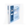 Carpeta exacompta canguro 2 anillas 30 mm din a4 carton forrado polipropileno personalizable 3 bolsillos