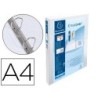 Carpeta exacompta canguro 2 anillas 16 mm din a4 carton forrado polipropileno personalizable 3 bolsillos