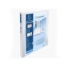 Carpeta exacompta canguro 2 anillas 16 mm din a4 carton forrado polipropileno personalizable 3 bolsillos