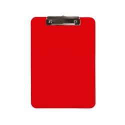 Portanotas q-connect plastico din a4 rojo 2,5mm