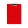 Portanotas q-connect plastico din a4 rojo 2,5mm