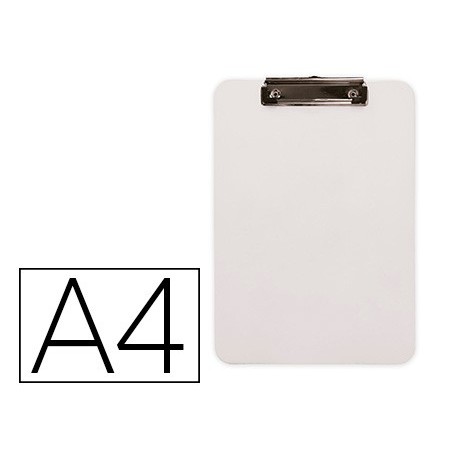 Portanotas q-connect plastico din a4 blanco 2,5mm