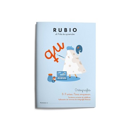 Cuaderno rubio ortografia 8-9 años para empezar