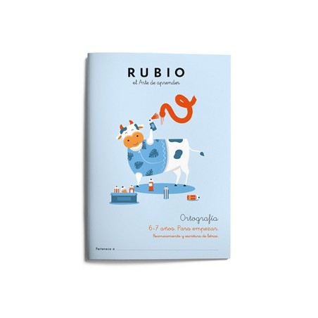 Cuaderno rubio ortografia 6-7 años para empezar