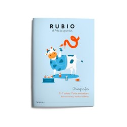 Cuaderno rubio ortografia 6-7 años para empezar